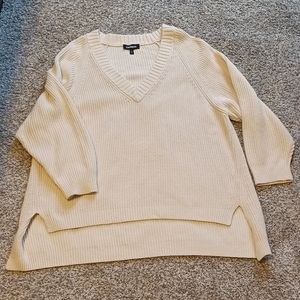 Oversized Cream Express pullover